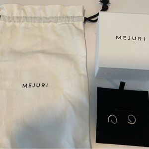 Mejuri 14k Yellow Gold Spiral Earrings (2 of them)